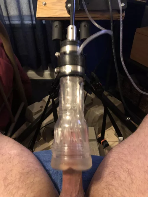 I just got done using my Fucking Machine for handsfree strokin! Care to see more pics & videos? HMU on Telegram my username is PIERCED_N_HUNG !