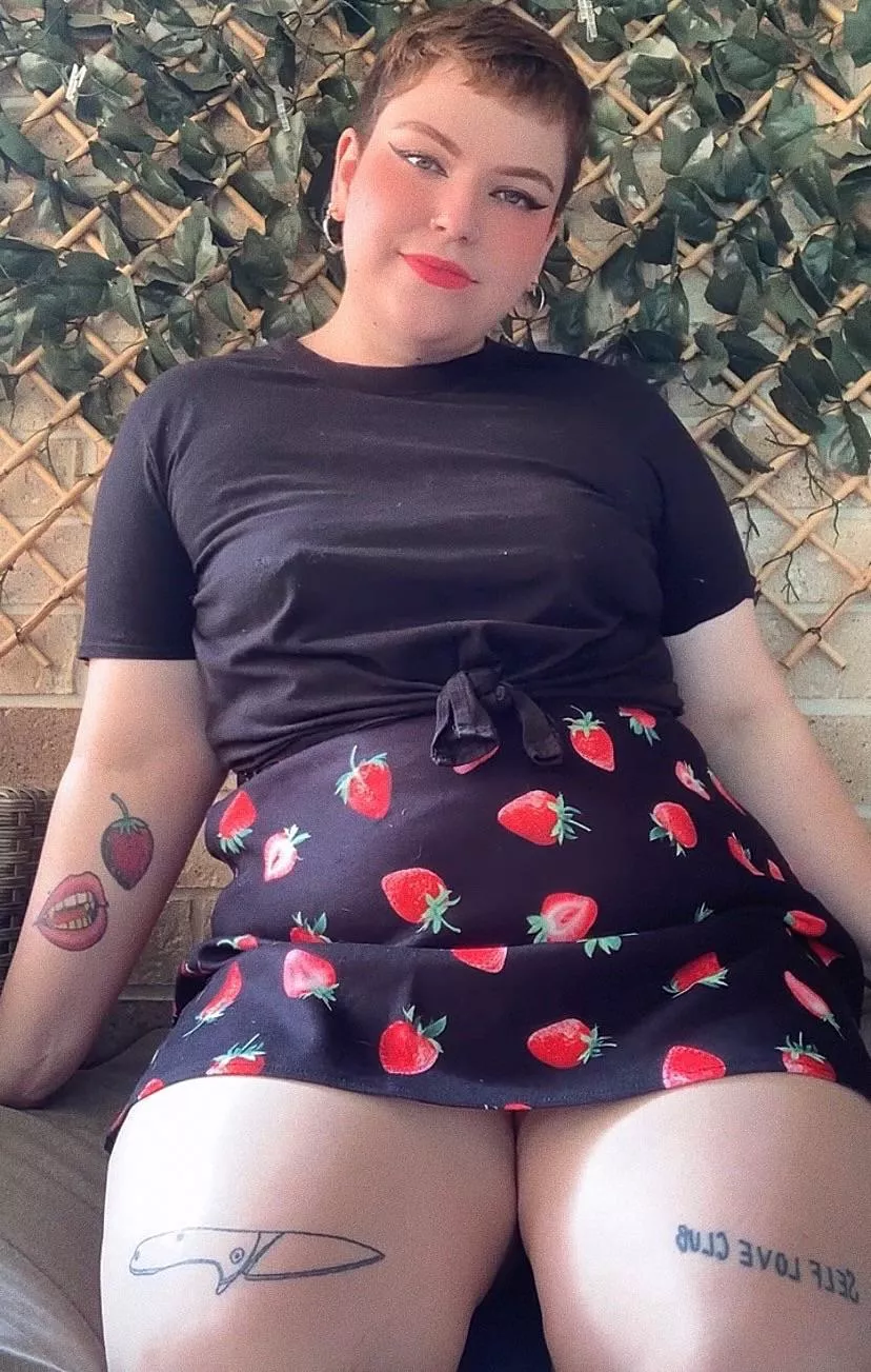 I just think strawberries are neat