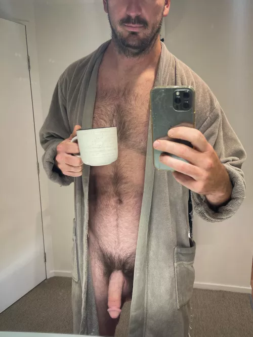 I just want to drink some coffee and eat some pussy. I’m almost out of coffee…[36]