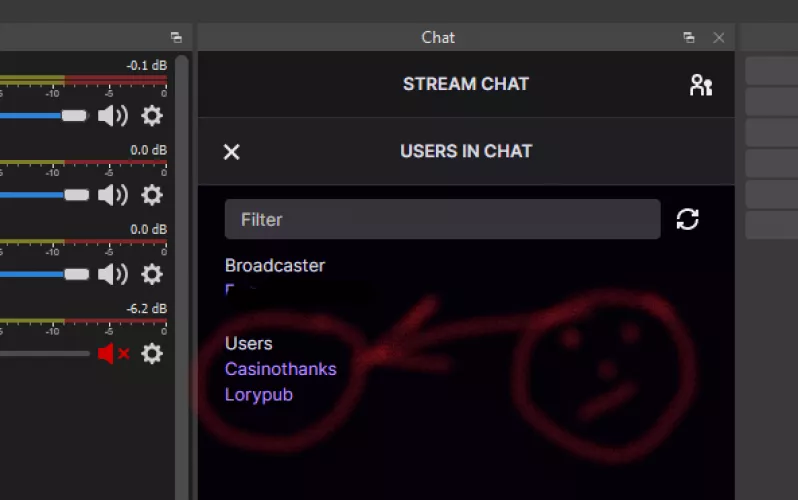 I keep getting these weird users in my feed but they are not real people that I can talk to. how do I block this? Sometimes the list is 10 names long. most lead to just broadcasted chat channels.
