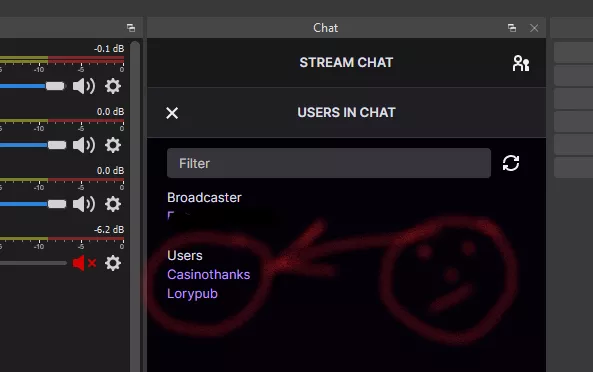 I keep getting these weird users in my feed but they are not real people that I can talk to. how do I block this? Sometimes the list is 10 names long. most lead to just broadcasted chat channels.