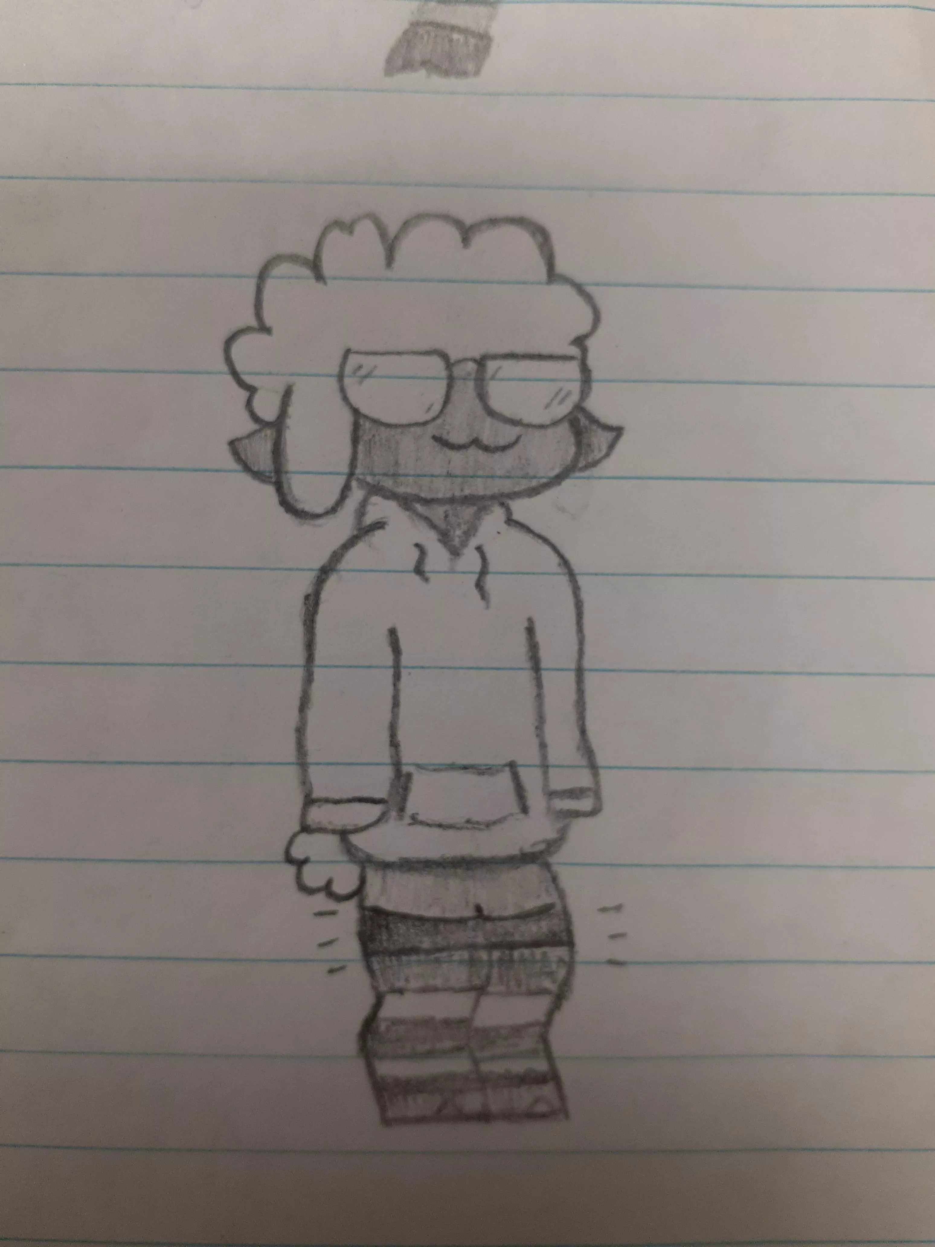 I know it's not as flashy and high quality as all the other posts here, but I wanted to share my recent doodle. Here's my sheep boi lookin shmug