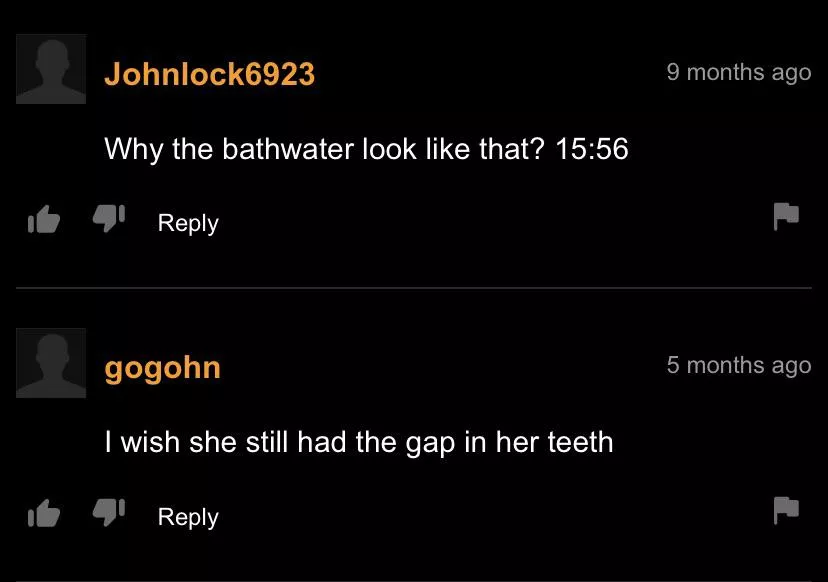 I know that bath water look nasty asl