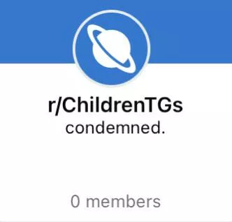 I know this might be off topic, but I want to know what was r/childrenTGs and why did get privated?