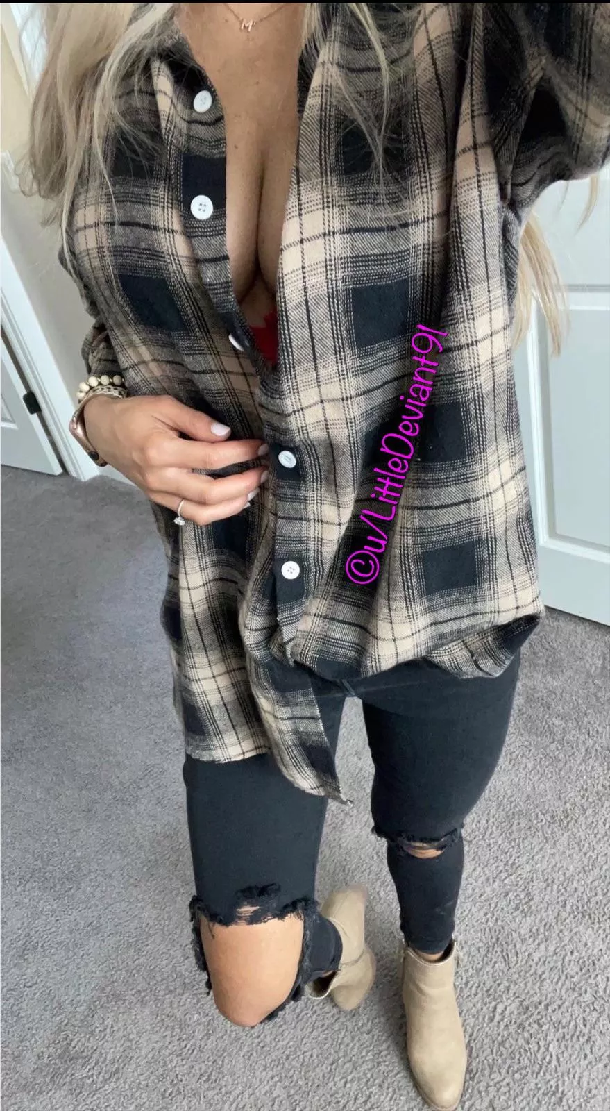 I left my shirt unbuttoned for you…