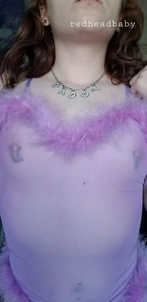 I like how my piercings look with this lingerie