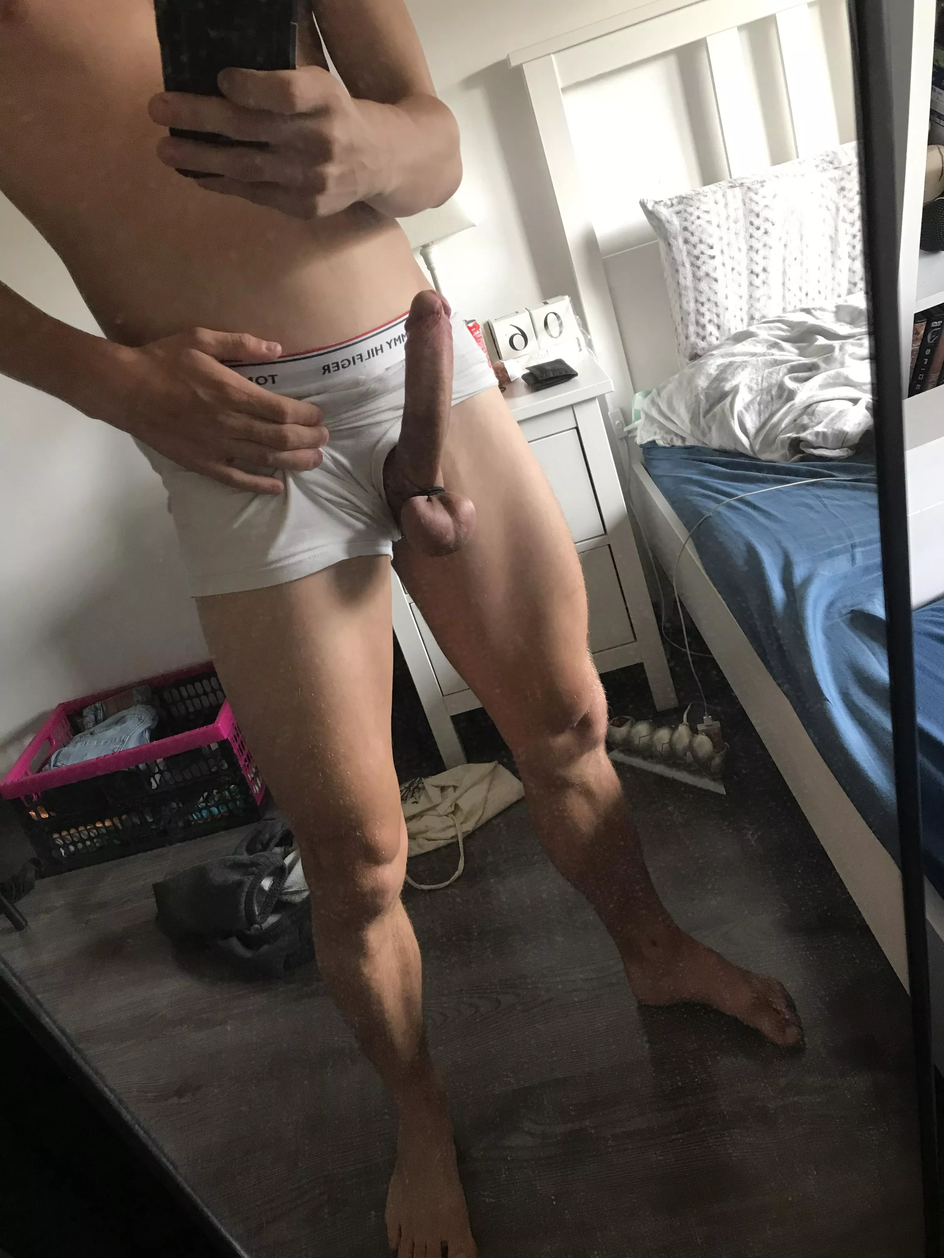 I like to do this to save my cum and then blast everything i saved all over you?