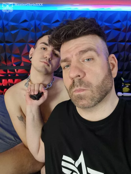 I like to keep my slave on a short leash!😈 I inaugurated the new, expanded playroom. 🔥I was very hard with him!🥵 Do you want to see it? Join my world NOW!🔥