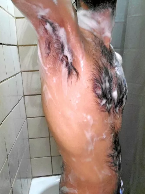 I like way body hair looks all lathered up ;)