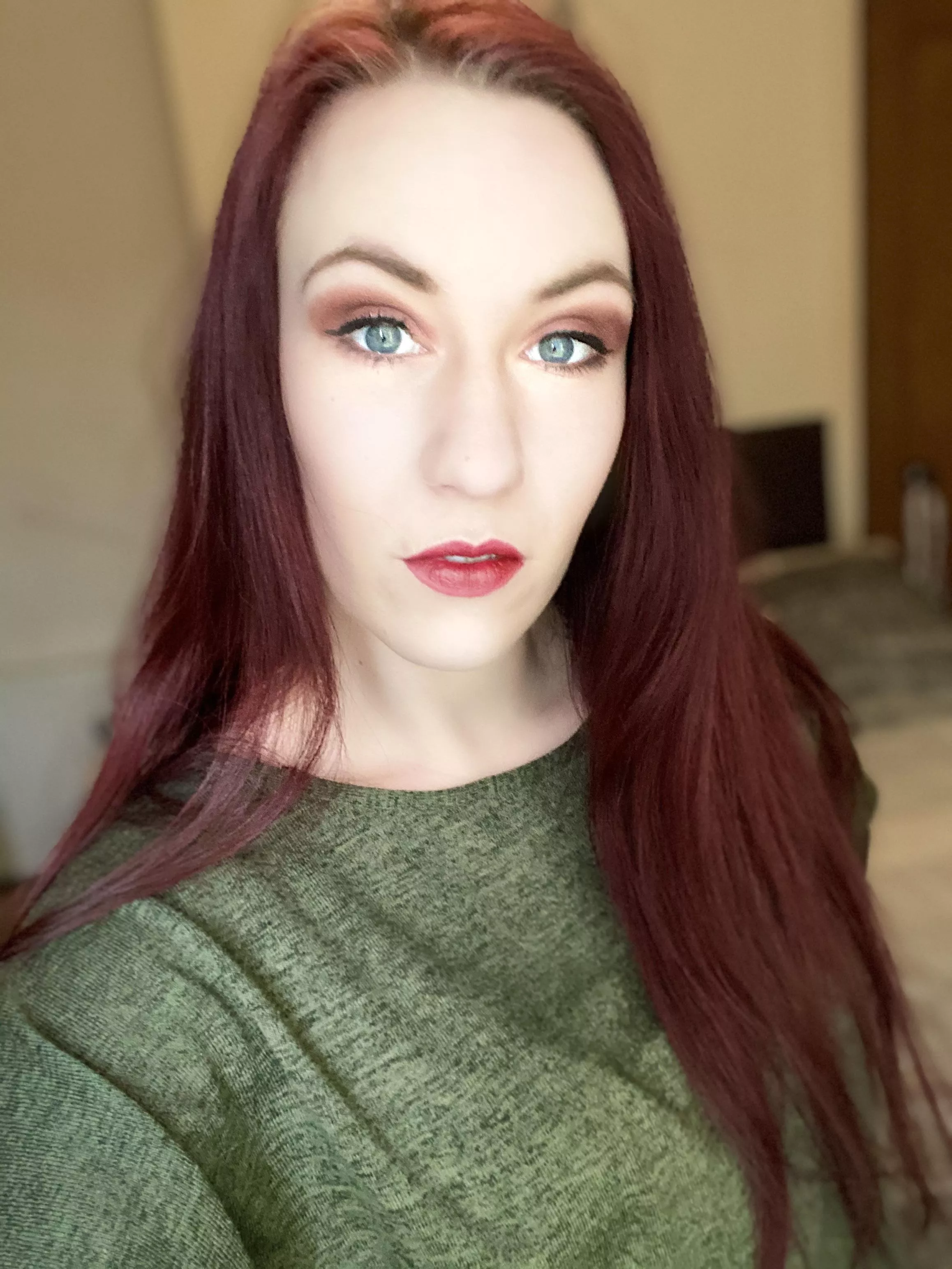 I look so serious here