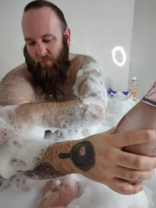 I love a good soak.
