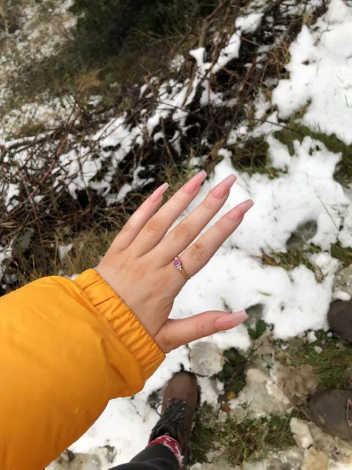 I love a little snow! I love a little snow!