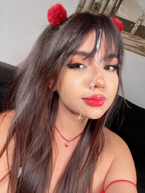 I love cum selfies ????