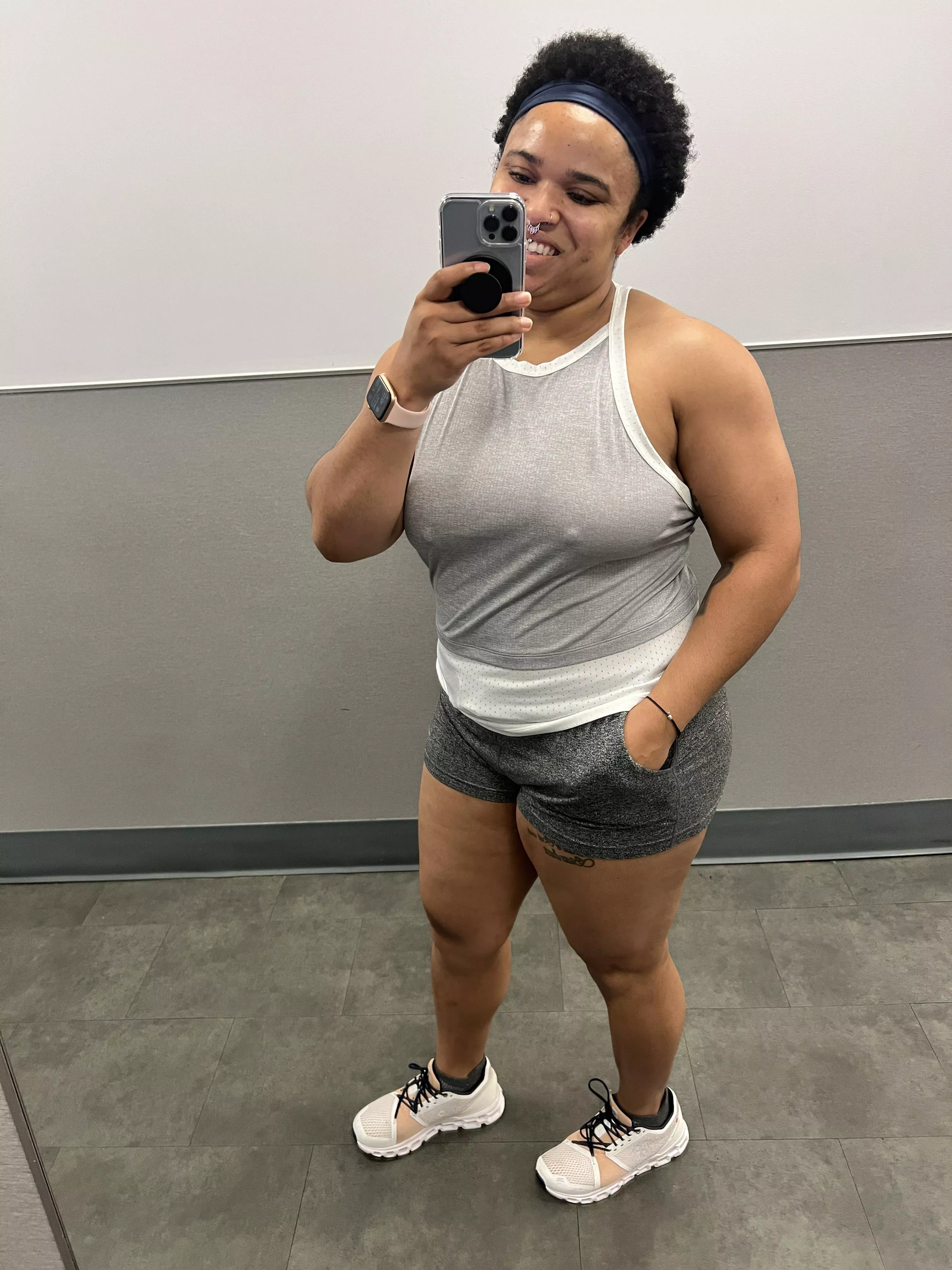I love going braless at the gym I love going braless at the gym