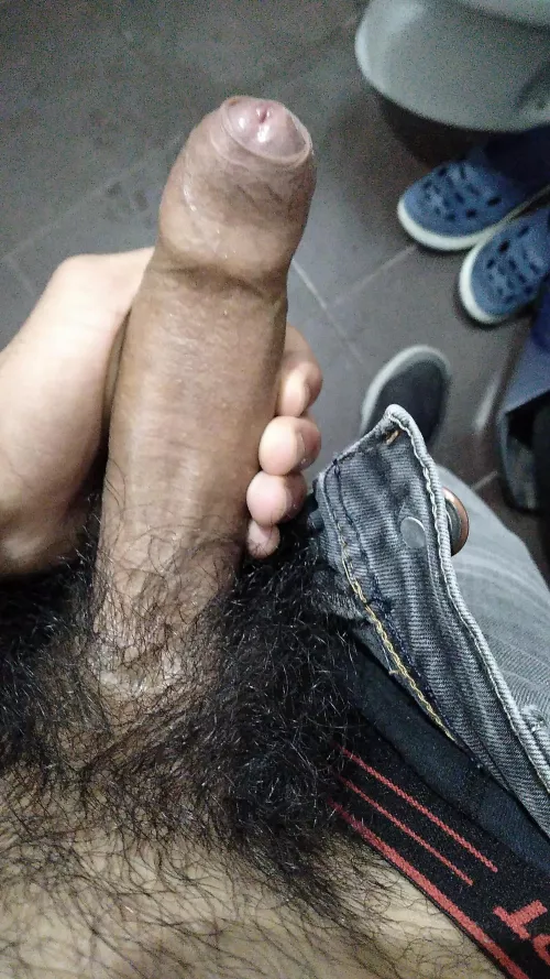I love how big and hairy my dick is