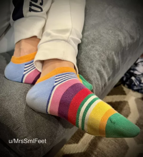 I love how colorful these socks are