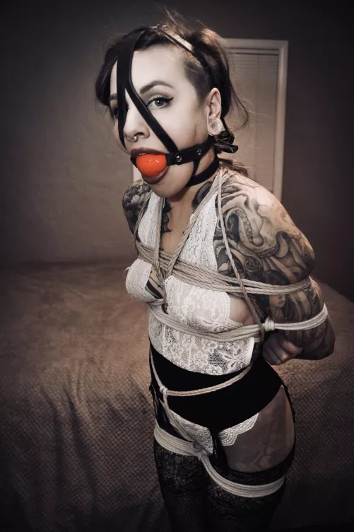 I love how I feel in a ball gag