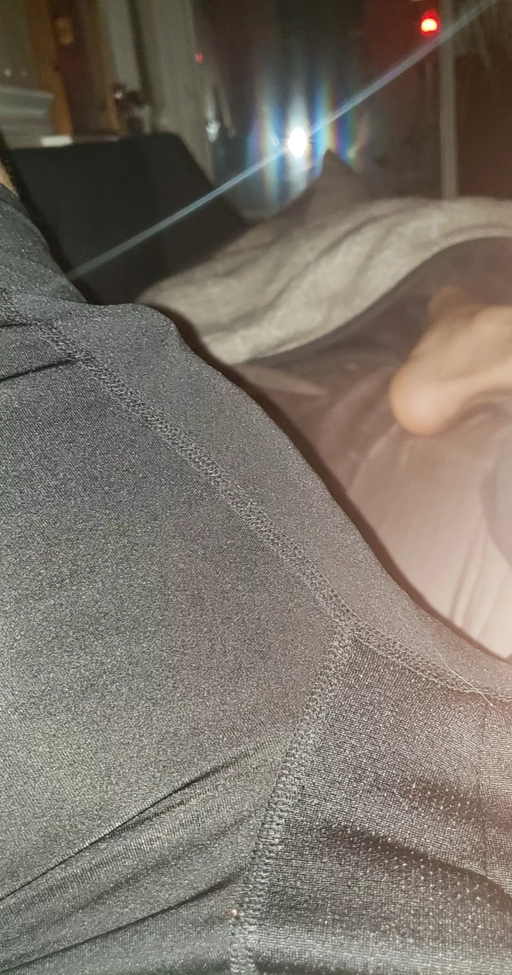 I love it when it presses against my leg