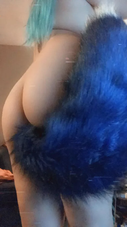 I love my ass stuffed with a fluffy tail plug 😈