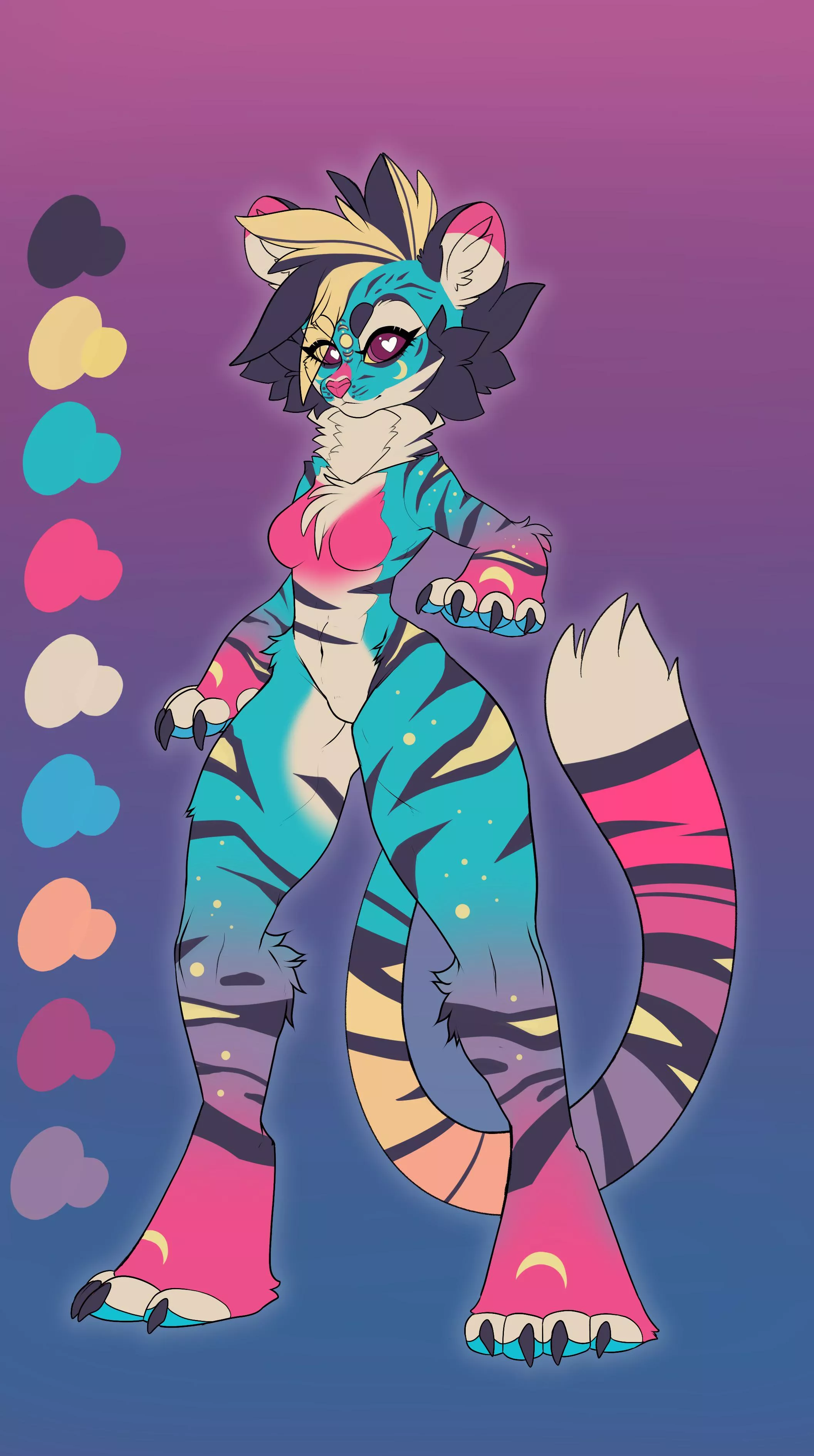 I love my new OC! Colored by TheChubsterWolfie!