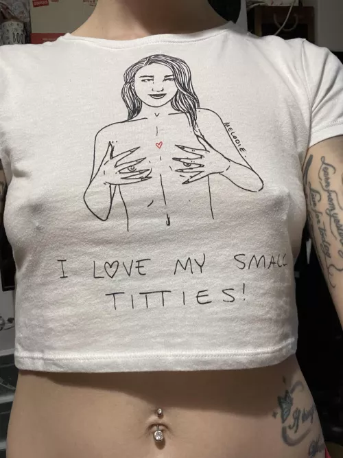 I love my small titties