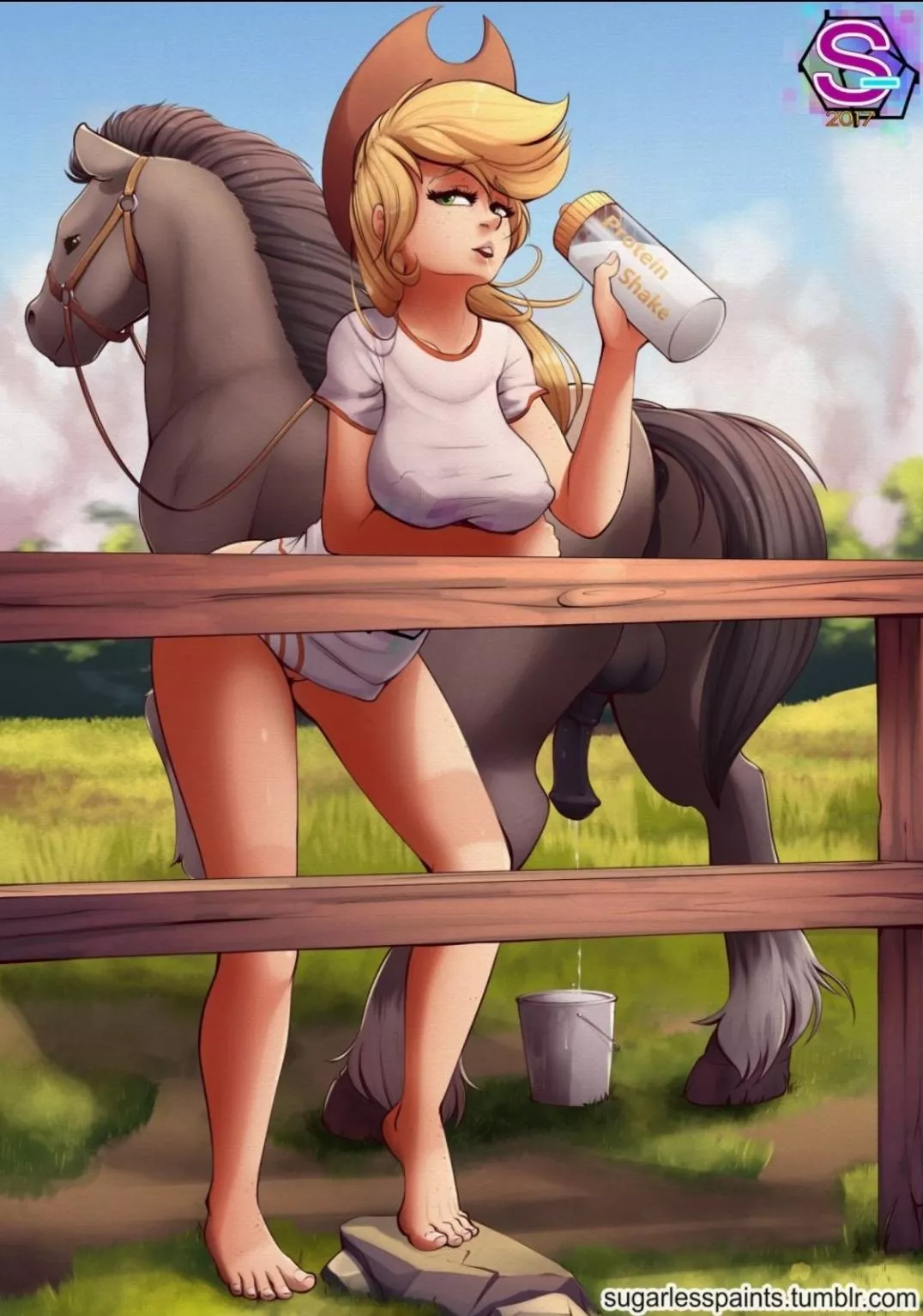 I love protein shakes ~♡ (sugarlesspaints) I love protein shakes ~♡ (sugarlesspaints)