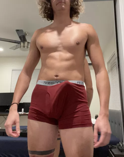 I love seeing my cock through my boxer briefs