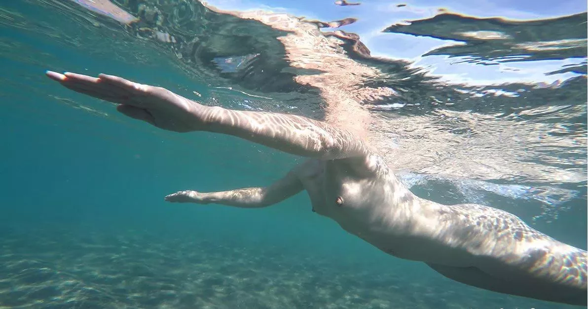 I Love swimming naked I Love swimming naked