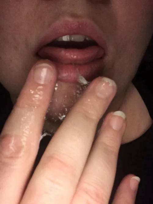 I love tasting my grool, it’s is the best 🥵