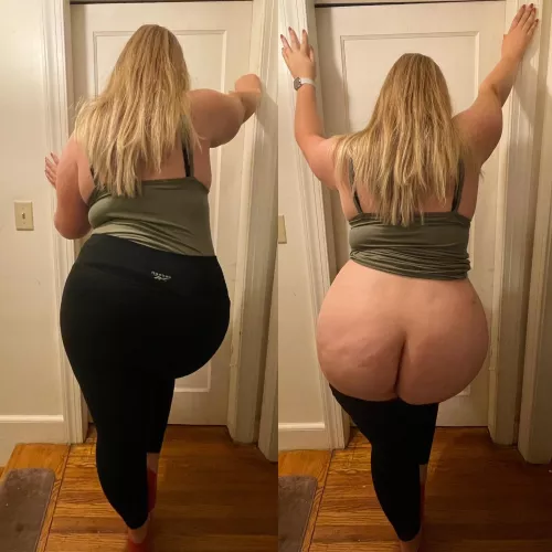 I love these leggings, you love whatโs under them I love these leggings, you love whatโs under them