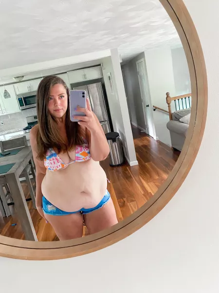 I love this bikini more and more with every lb ?