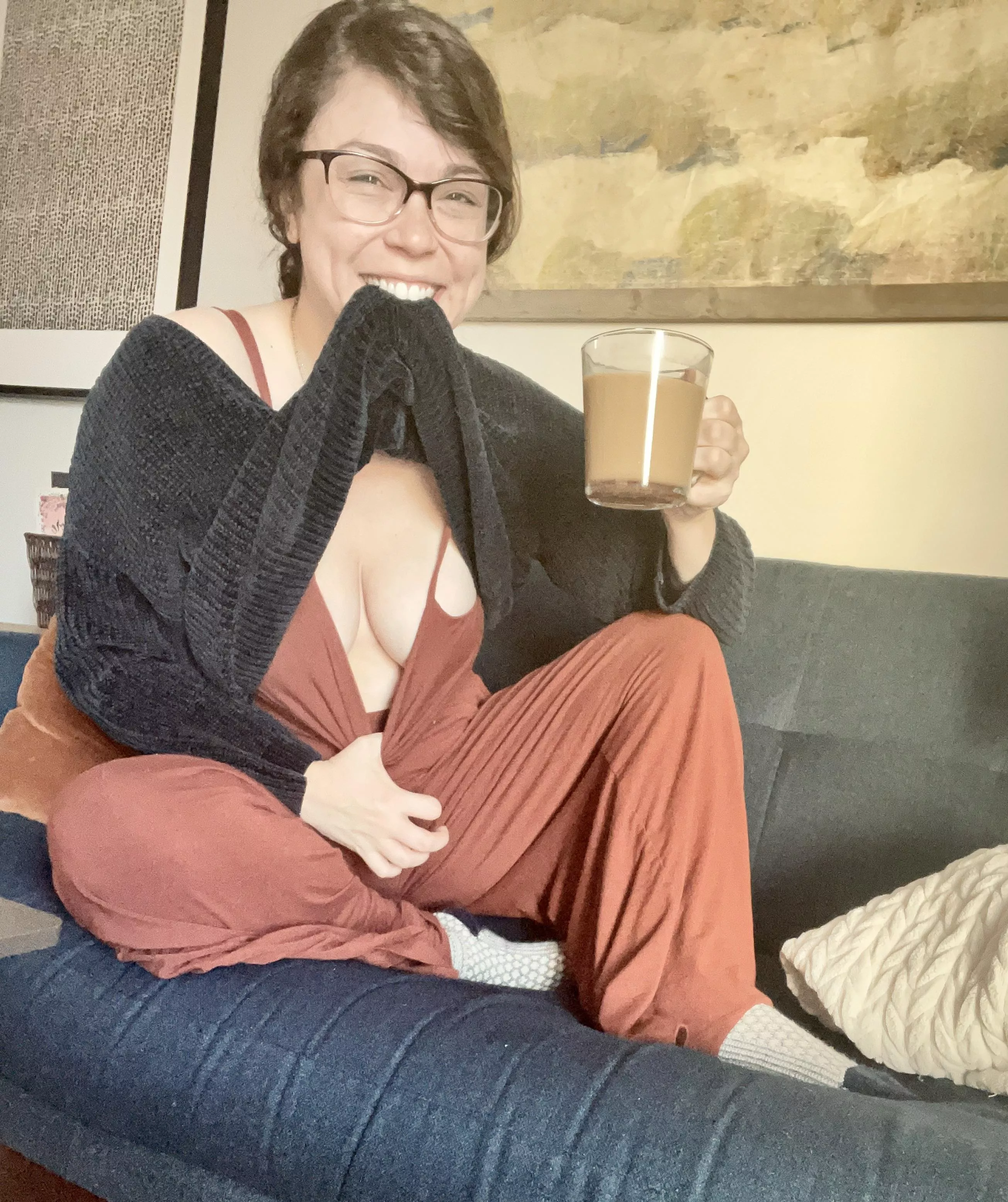 I love this naughty coffee game