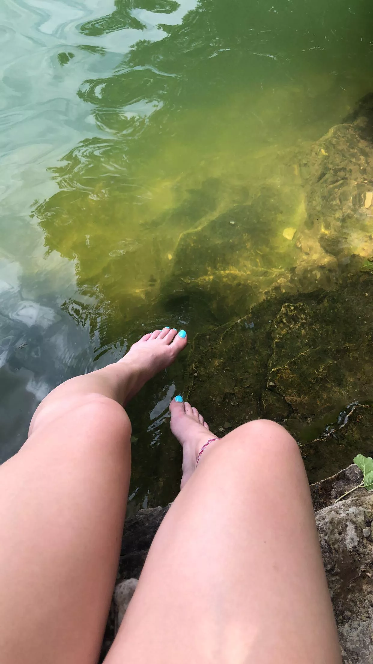 I love to dip my toes in the water