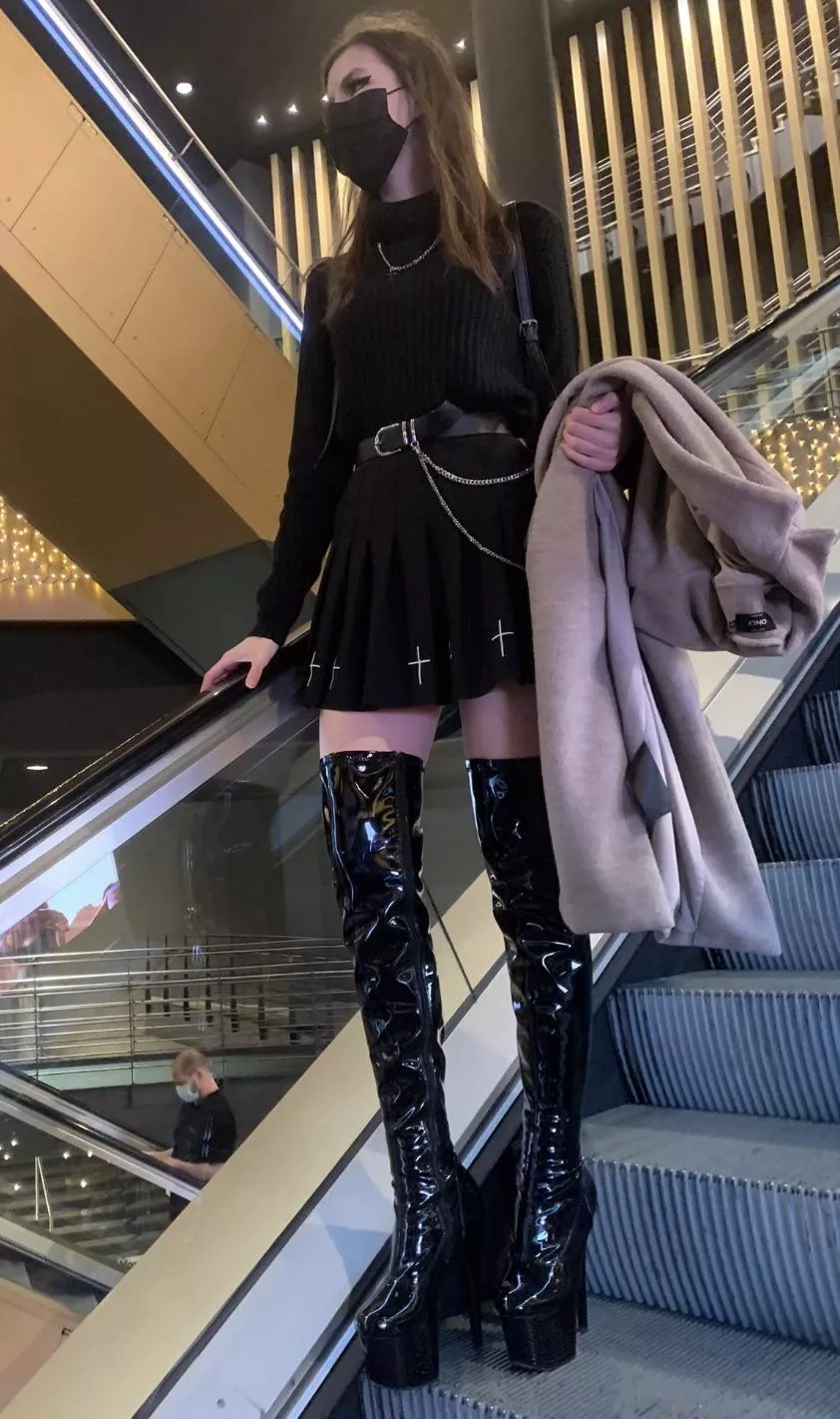 I love to wear my boots outside