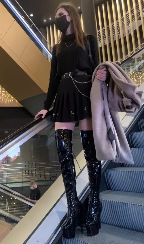 I love to wear my boots outside