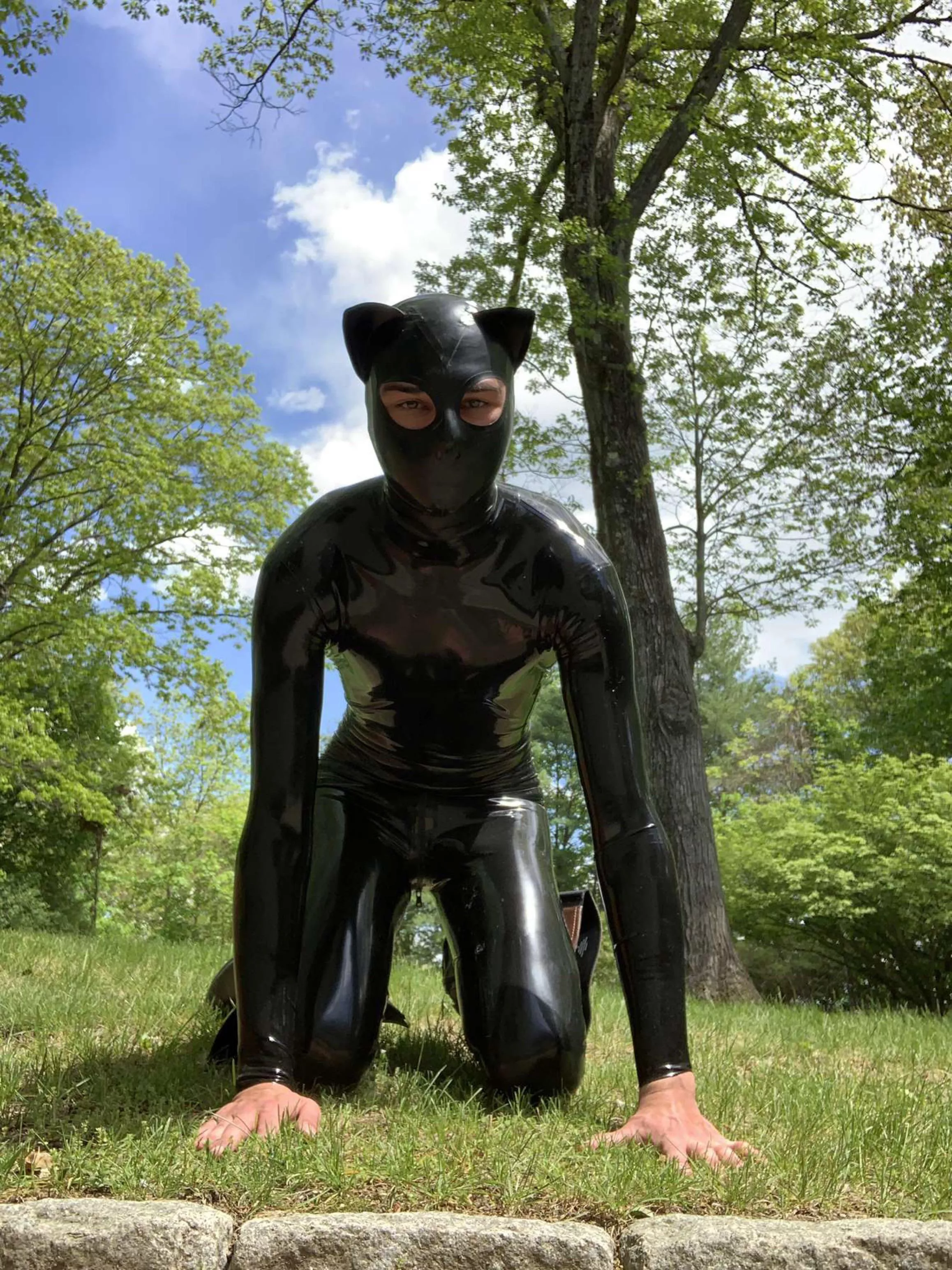 I love wearing latex I just struggle going out in public with it on. Any suggestions? I love wearing latex I just struggle going out in public with it on. Any suggestions?