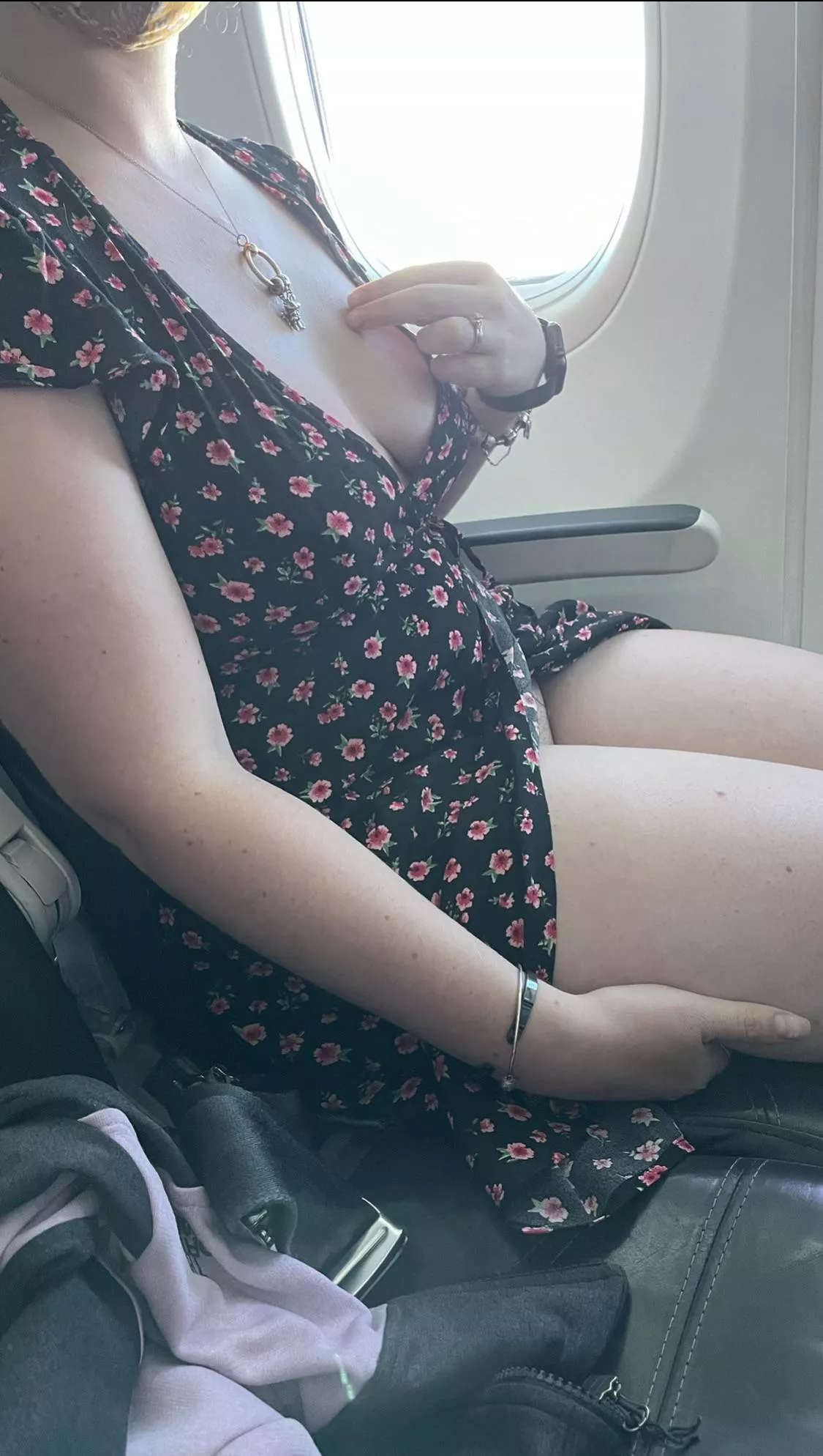 I love wearing this dress with nothing under.