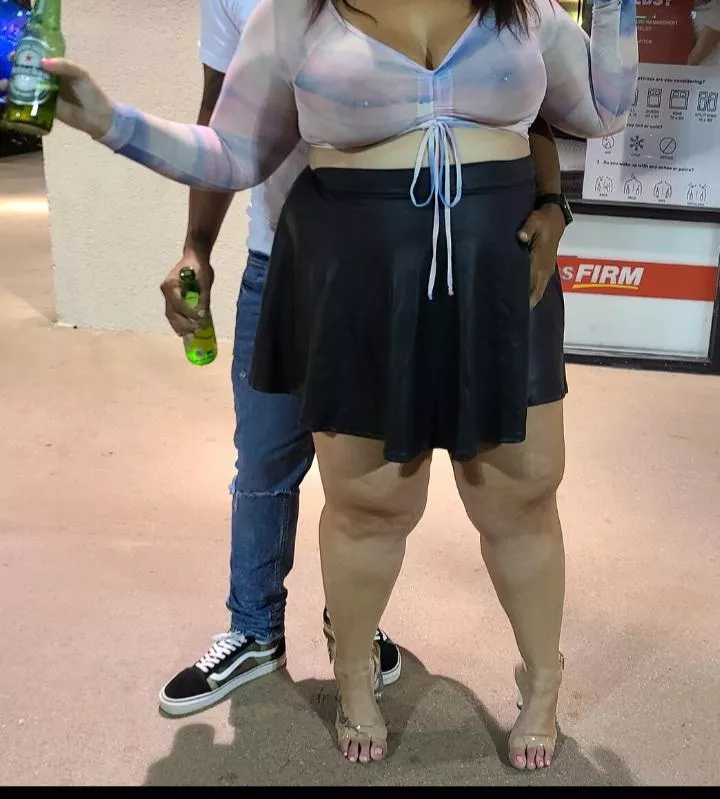 I love wearing this top out. I always get a lot of attention