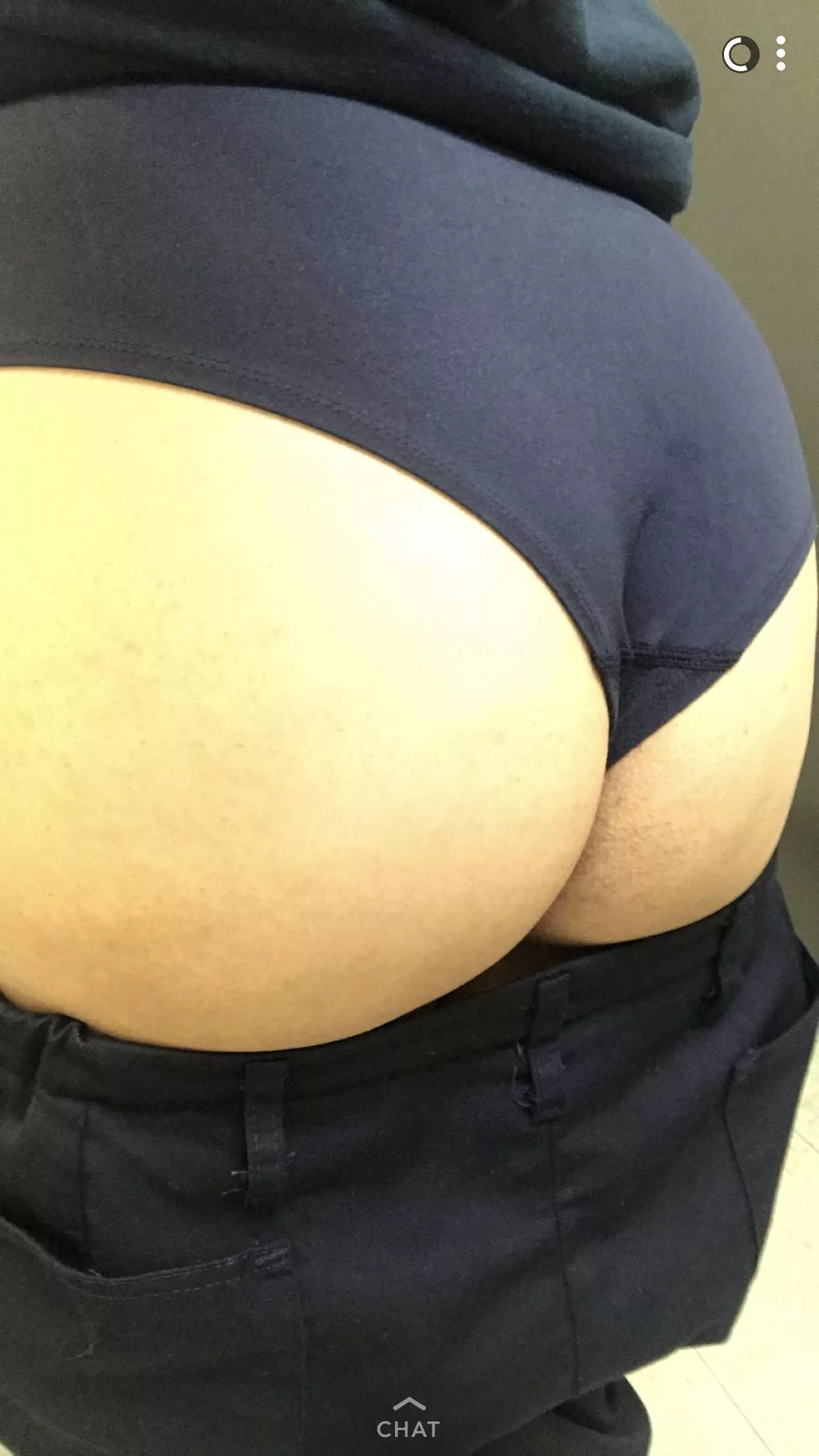 I love when my wife snaps me her phat ass from work. I wonder if her coworkers can tell what’s under? I love when my wife snaps me her phat ass from work. I wonder if her coworkers can tell what’s under?