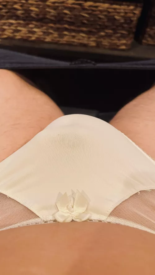 I love when my wife travels and I get to wear her panties. Anyone else? Kik flythefoil