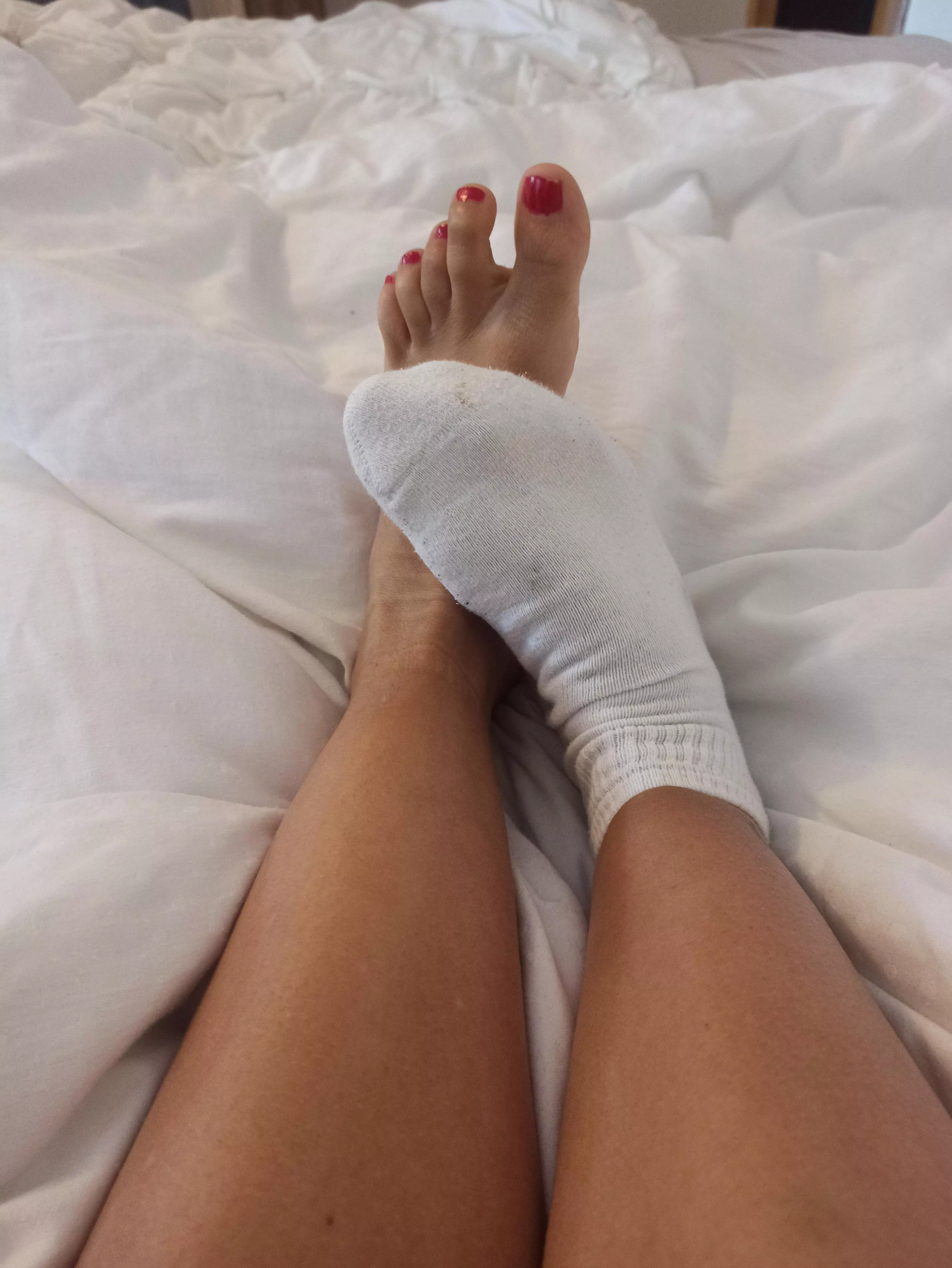 I love white ankle socks🧦 and you?