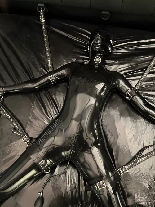 I love you shiny sheets 🤤 all the little squelching sounds were so perfect!