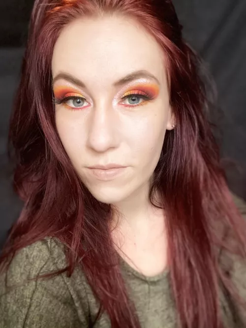 I loved experimenting with this sunset look I loved experimenting with this sunset look