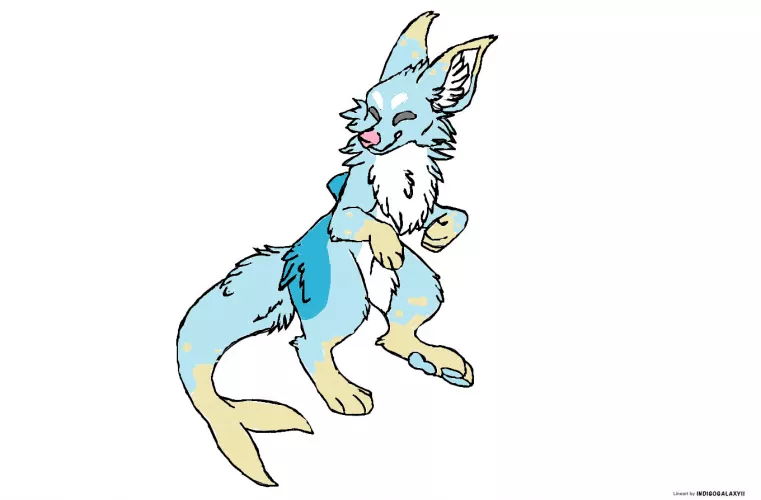 I made a manokit but idk what to name him (I used a base bc i didnt draw any manokits for my entire life.......Base made by INDIGOGALAXYII on devianart i think)