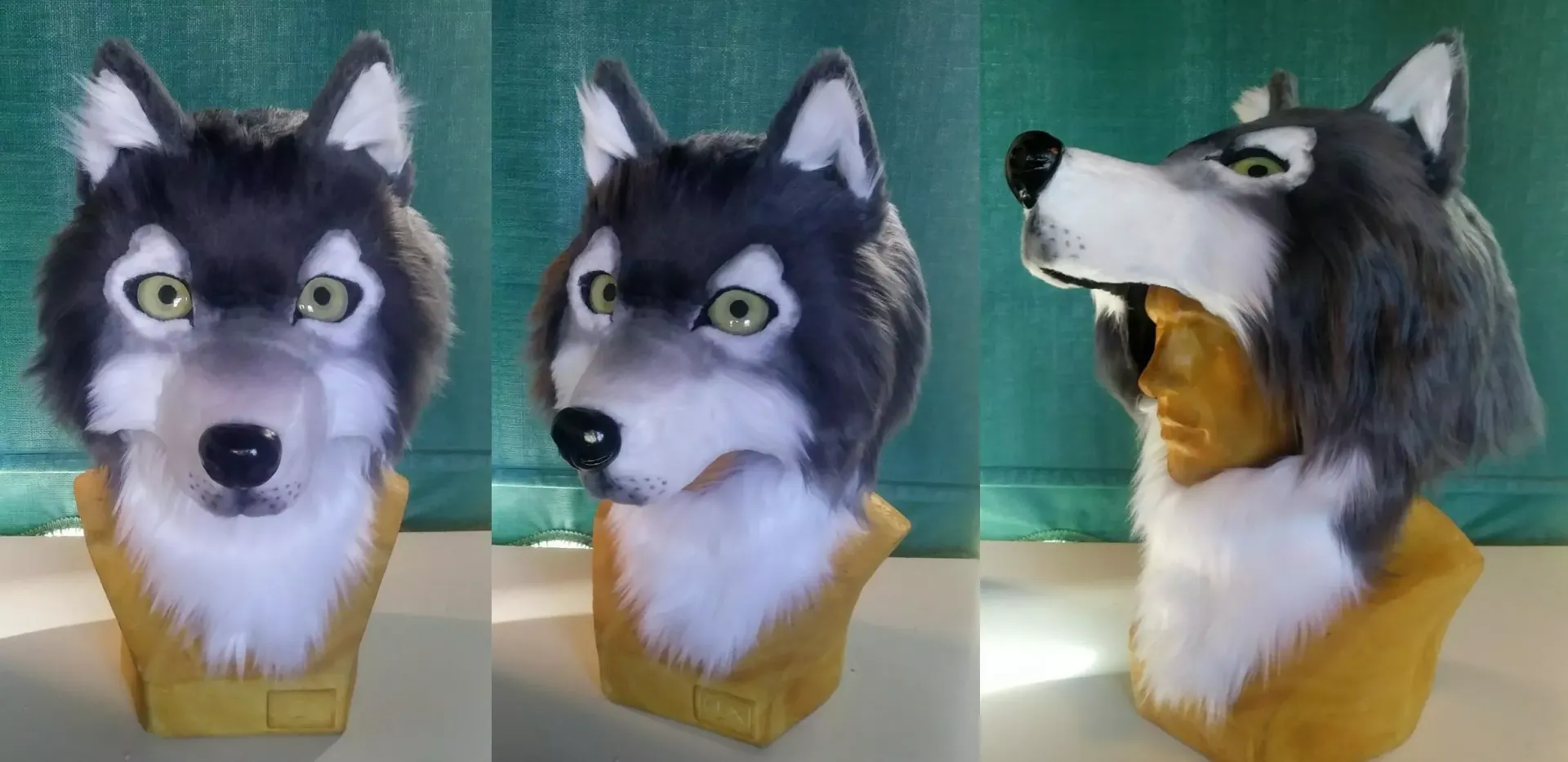 I made a wolf cowl/hood!