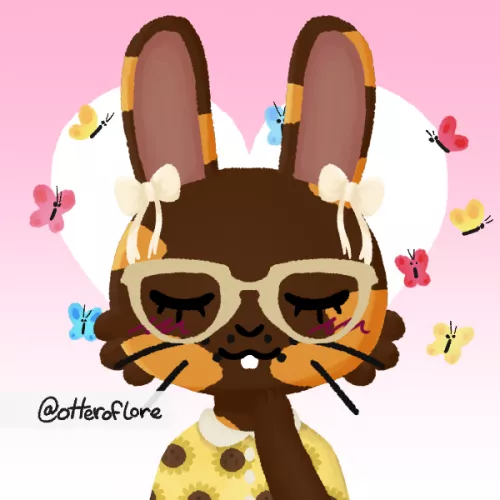 I made an Animal Crossing OC 🤗