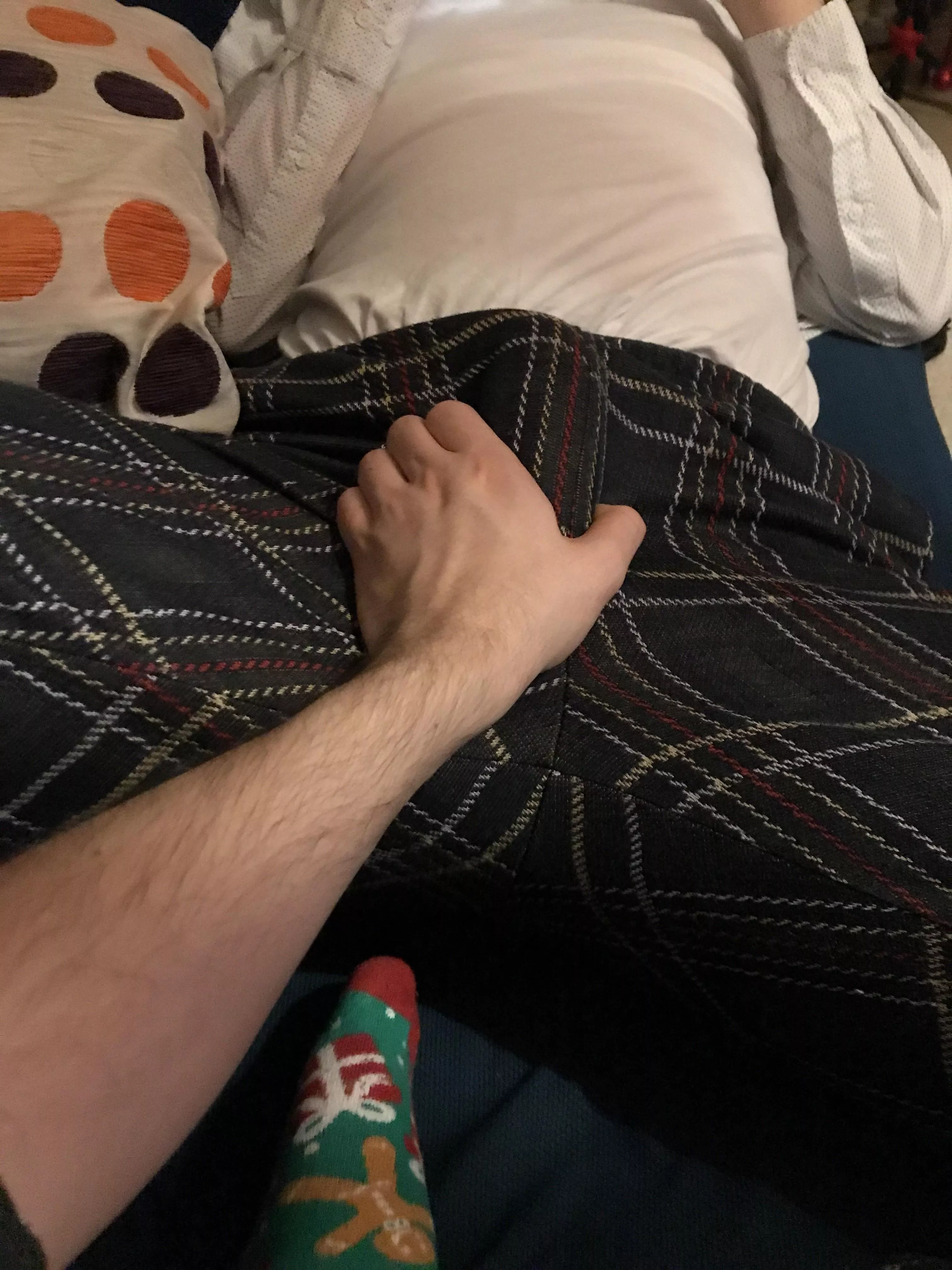 I made him horny while our friend around us