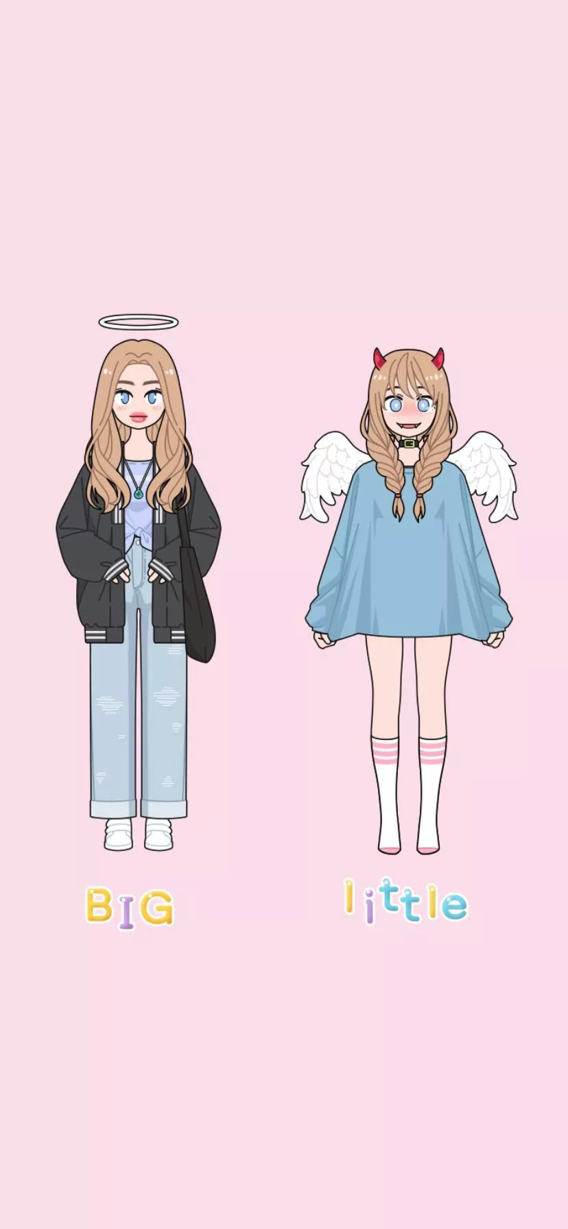i made one too!!! i new here i don’t post lots but is big me n little me!!!