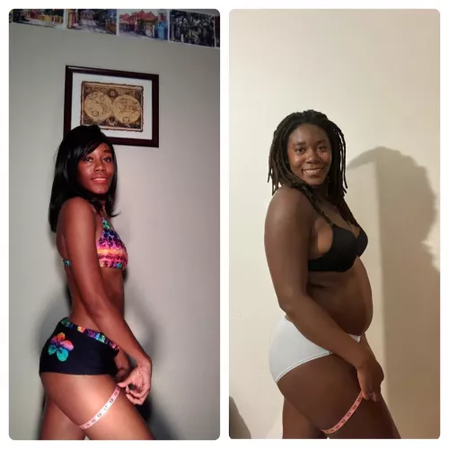 I might have gained just a little bit of weight ❤️