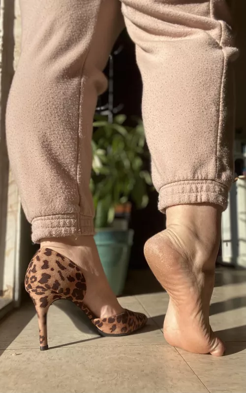 I might need a foot rub after a day wearing heels, any volunteers? π
